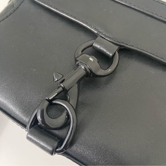 Rebecca Minkoff | Black Leather MAB Camera Crossbody Bag - Picture 6 of 16